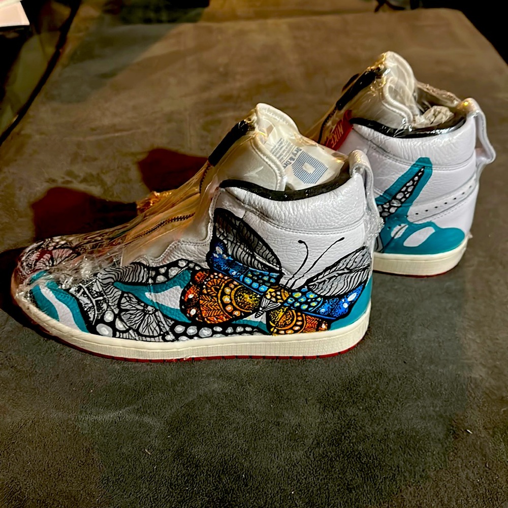 Nike Air Jordan Custom Hand Paint New sz 10.5